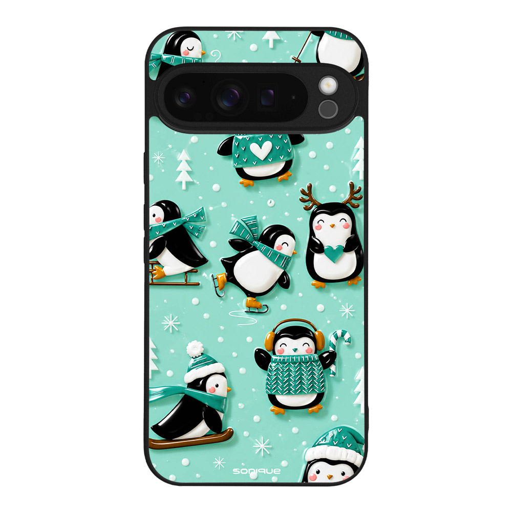 Θήκη Sonique It's Christmas Time Series για Google Pixel 9 Pro XL 5G Sweet Penguin