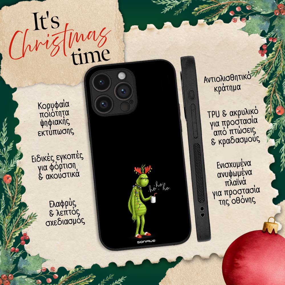 Θήκη Sonique It's Christmas Time Series για Google Pixel 9a 5G Grinch Ho Ho Ho