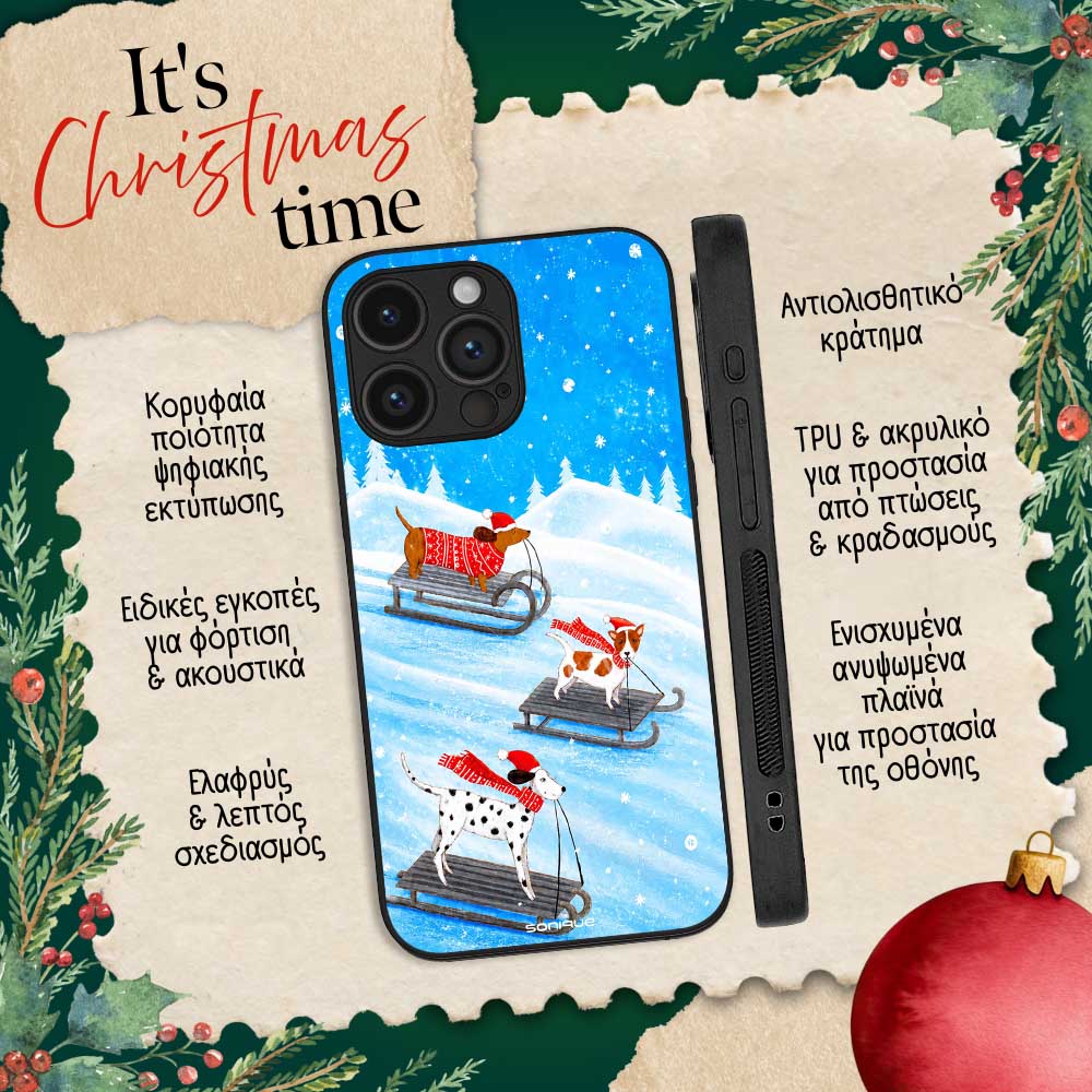 Θήκη Sonique It's Christmas Time Series για Google Pixel 9a 5G Snowy Day