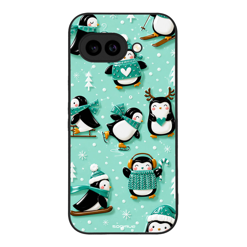 Θήκη Sonique It's Christmas Time Series για Google Pixel 9a 5G Sweet Penguin