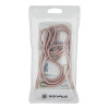 Θήκη Σιλικόνης με Κορδόνι Sonique Armor Clear Motorola Edge 70 5G Ροζ Χρυσό Σατινέ