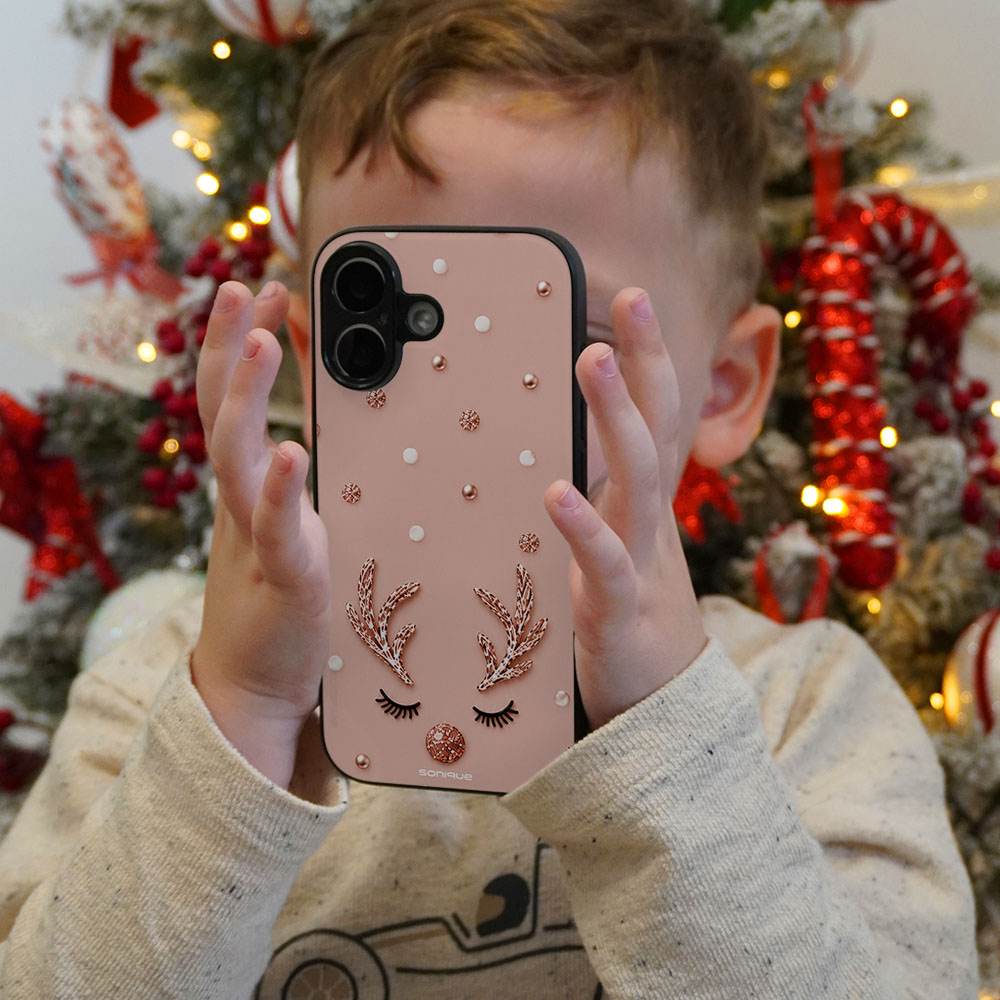 Θήκη Sonique It's Christmas Time Series για VIVO Y01 4G Glitter Reindeer