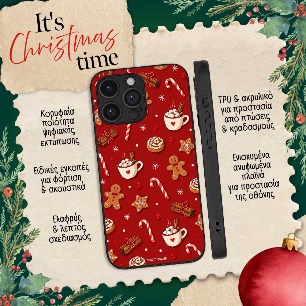 Θήκη Sonique It's Christmas Time Series για Realme C35 Hot Cocoa