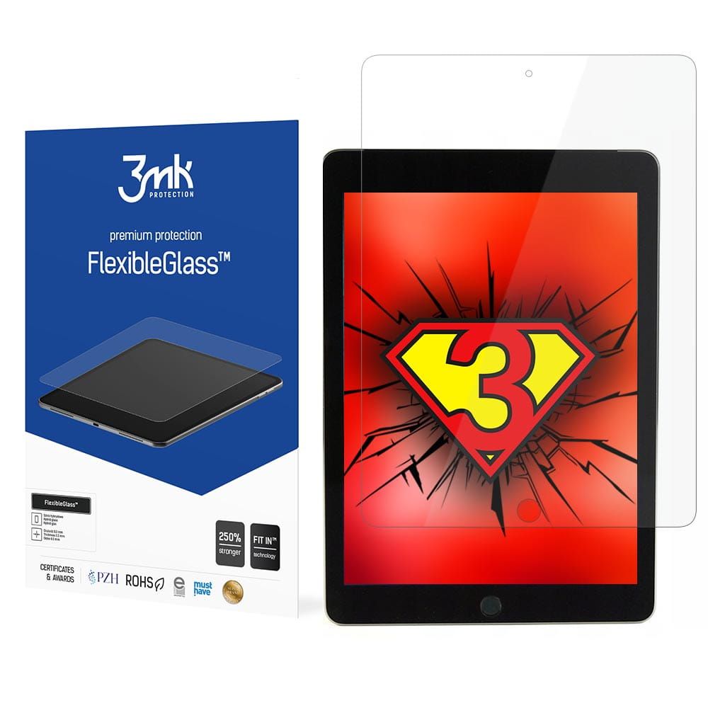 3MK Flexible Tablet Tempered Glass 7H Apple iPad Air 2nd Gen 2014 9.7"