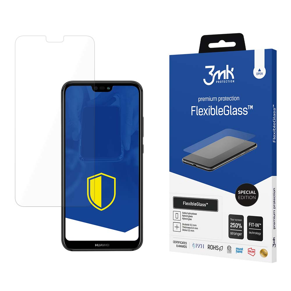 3MK Flexible Tempered Glass 7H Huawei P20 lite