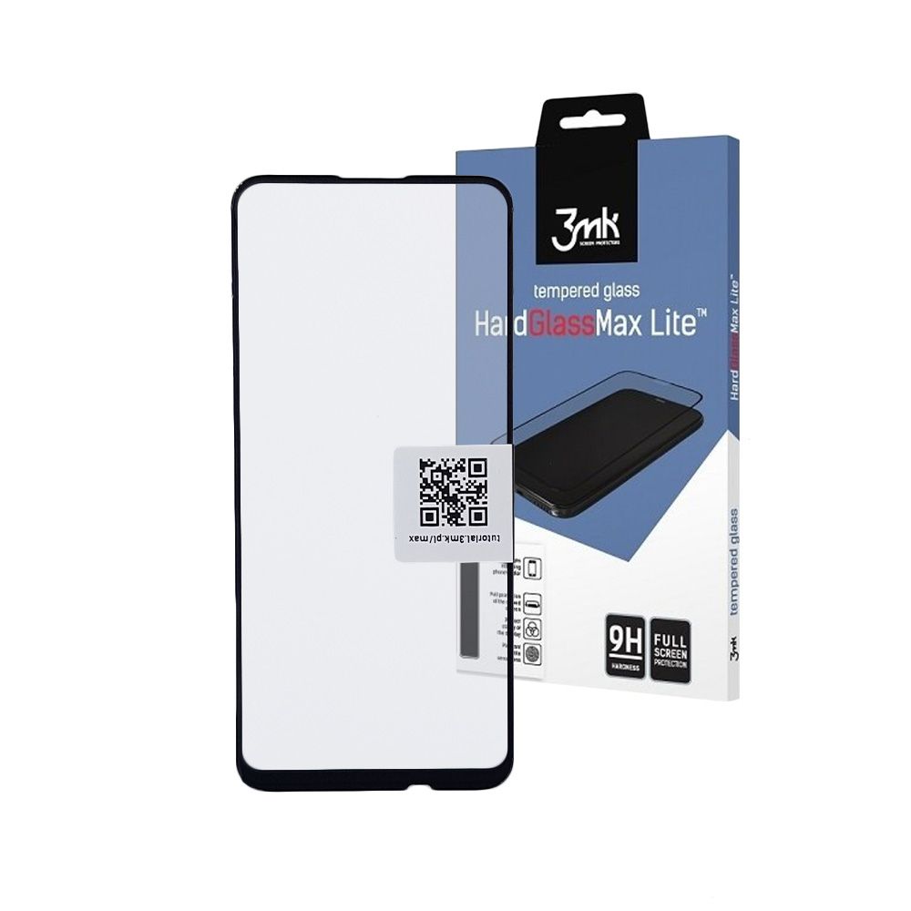 3MK HardGlass Max Lite Full Screen Huawei P40 Lite E Μαύρο