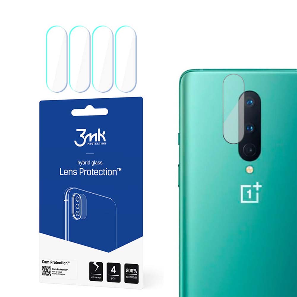 3MK FG Camera Lens Flexible Glass Film Prοtector 7H (4τμ) OnePlus 8
