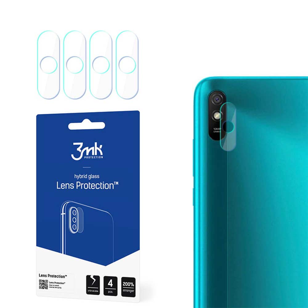 3MK FG Camera Lens Flexible Glass Film Prοtector 7H Xiaomi (4τμ) Redmi 9A / Redmi 9AT