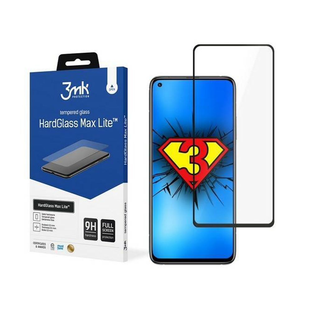 3MK HardGlass Max Lite Full Screen Xiaomi Mi 10T / Mi 10T Pro Μαύρο