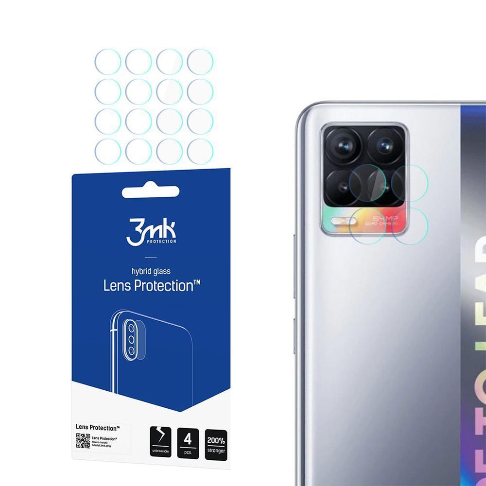 3MK FG Camera Lens Flexible Glass Film Prοtector 7H (4τμ) Realme 8