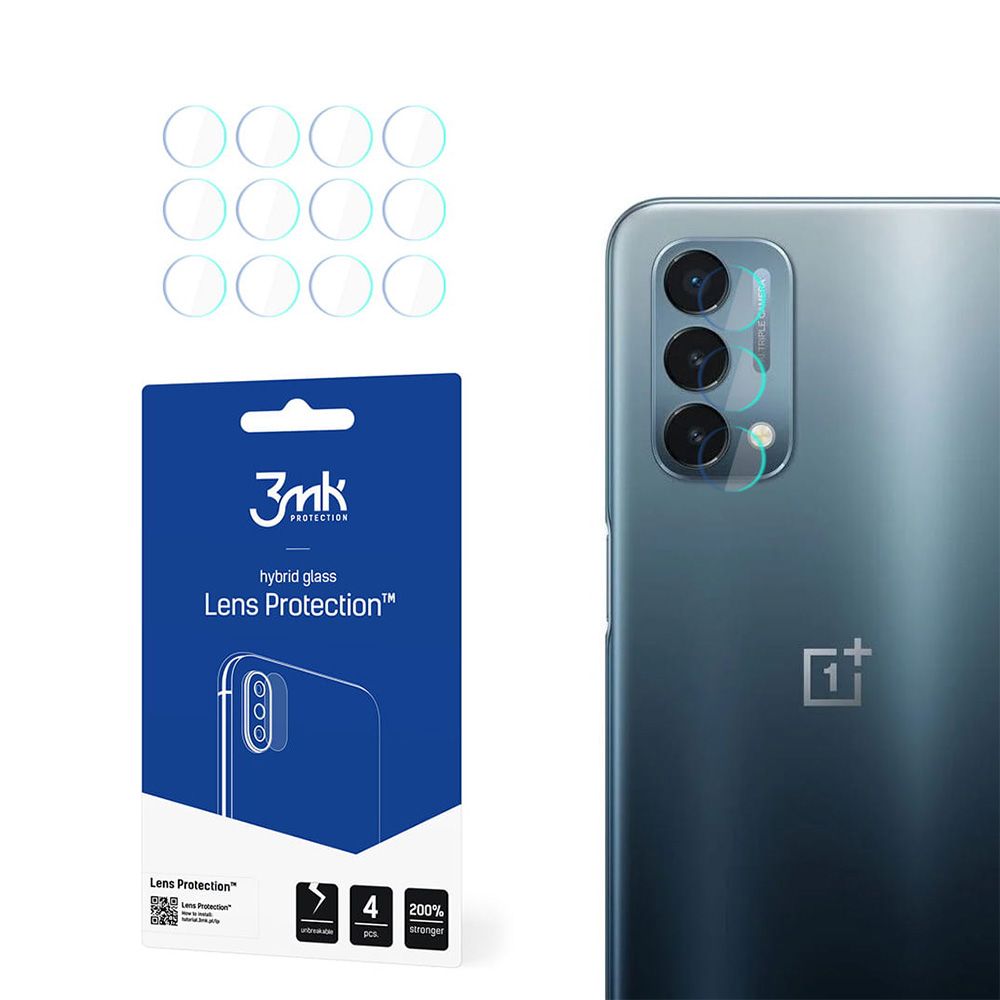 3MK FG Camera Lens Flexible Glass Film Prοtector 7H (4τμ) OnePlus N200 5G