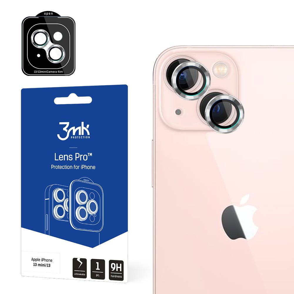 3MK Lens Protection Pro Προστασία Κάμερας Apple iPhone 13 Mini / iPhone 13 Silver