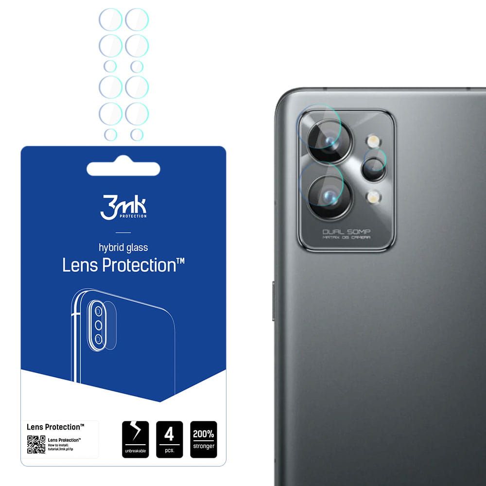 3MK FG Camera Lens Flexible Glass Film Prοtector 7H (4τμ) Realme GT 2 Pro