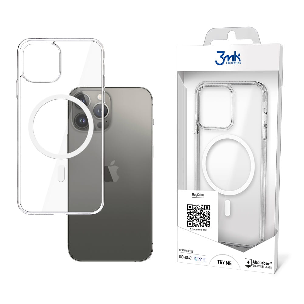 Θήκη Σιλικόνης 3MK MagCase Apple iPhone 13 Pro Max Διάφανο