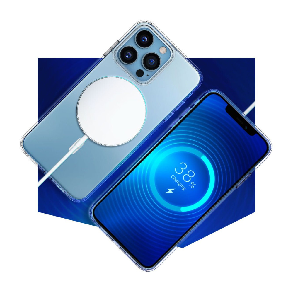 Θήκη Σιλικόνης 3MK MagCase Apple iPhone 13 Pro Διάφανο