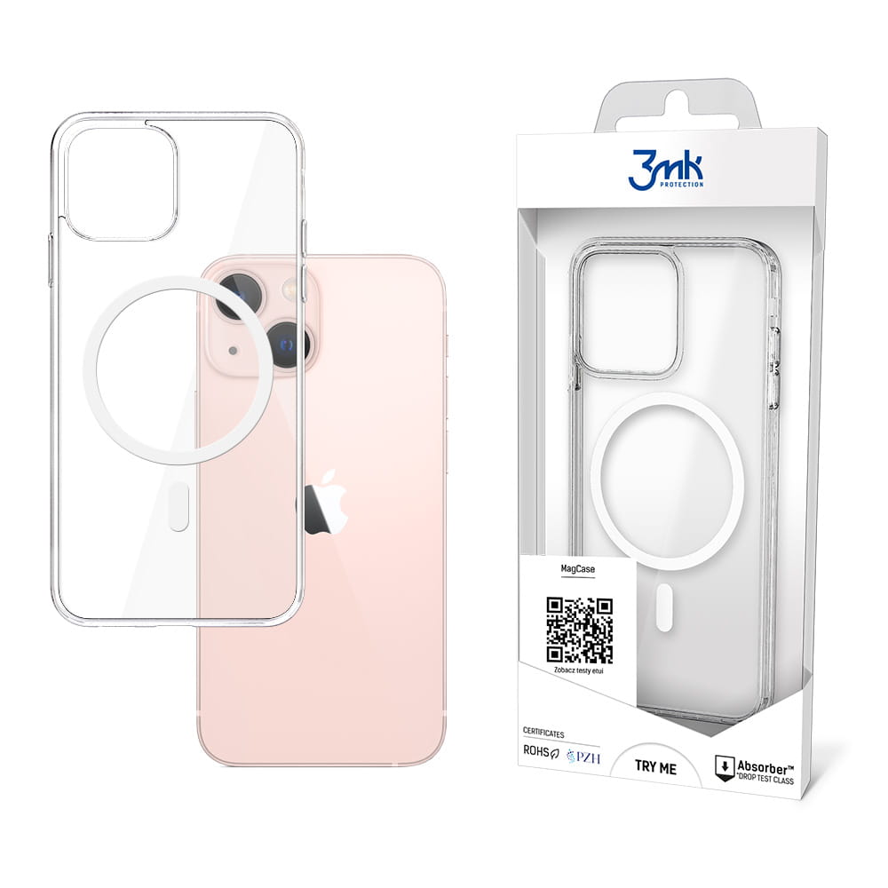 Θήκη Σιλικόνης 3MK MagCase Apple iPhone 13 Mini Διάφανο