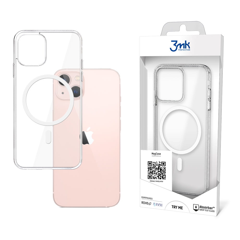 Θήκη Σιλικόνης 3MK MagCase Apple iPhone 13 Διάφανο