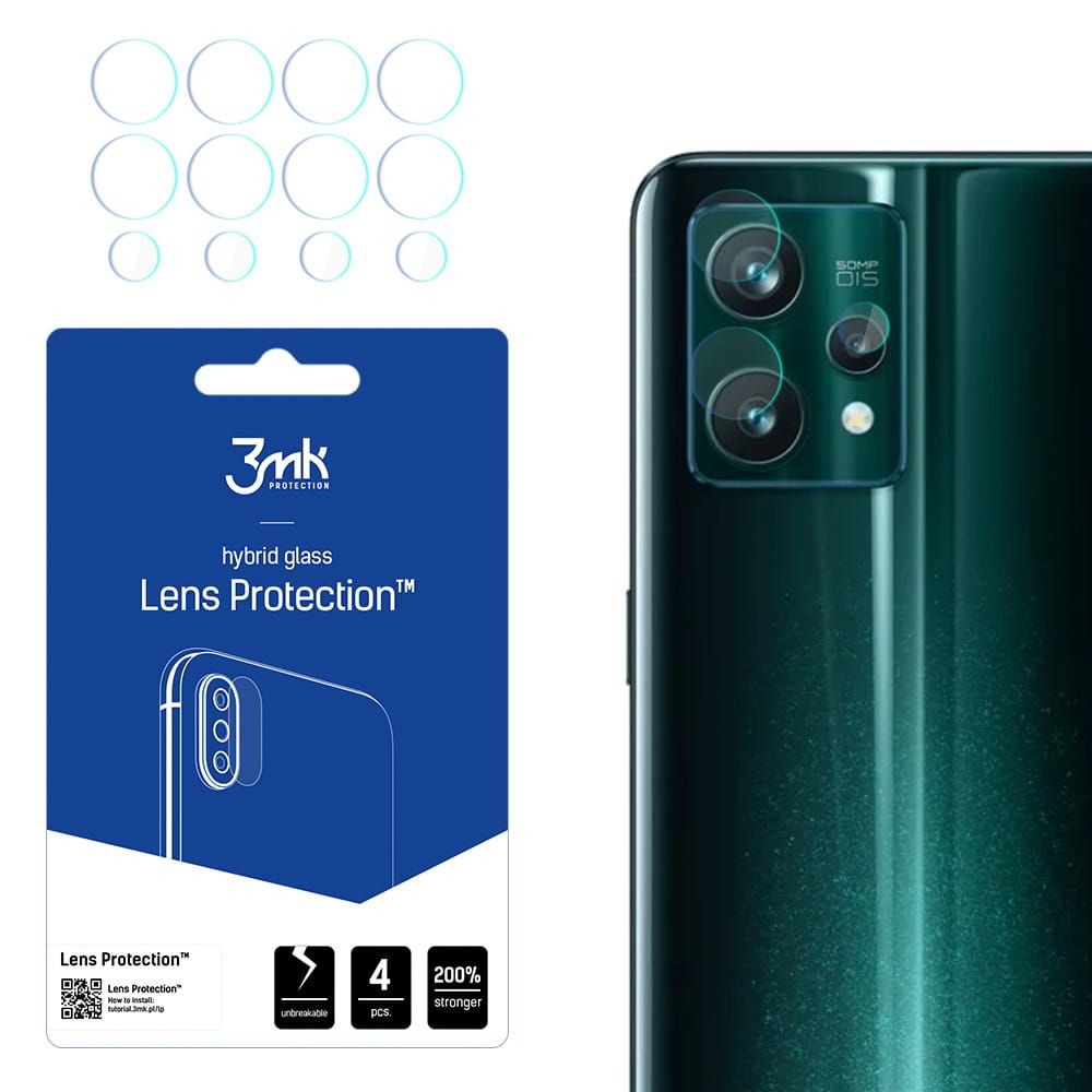 3MK FG Camera Lens Flexible Glass Film Prοtector 7H (4τμ) Realme 9 Pro Plus 5G