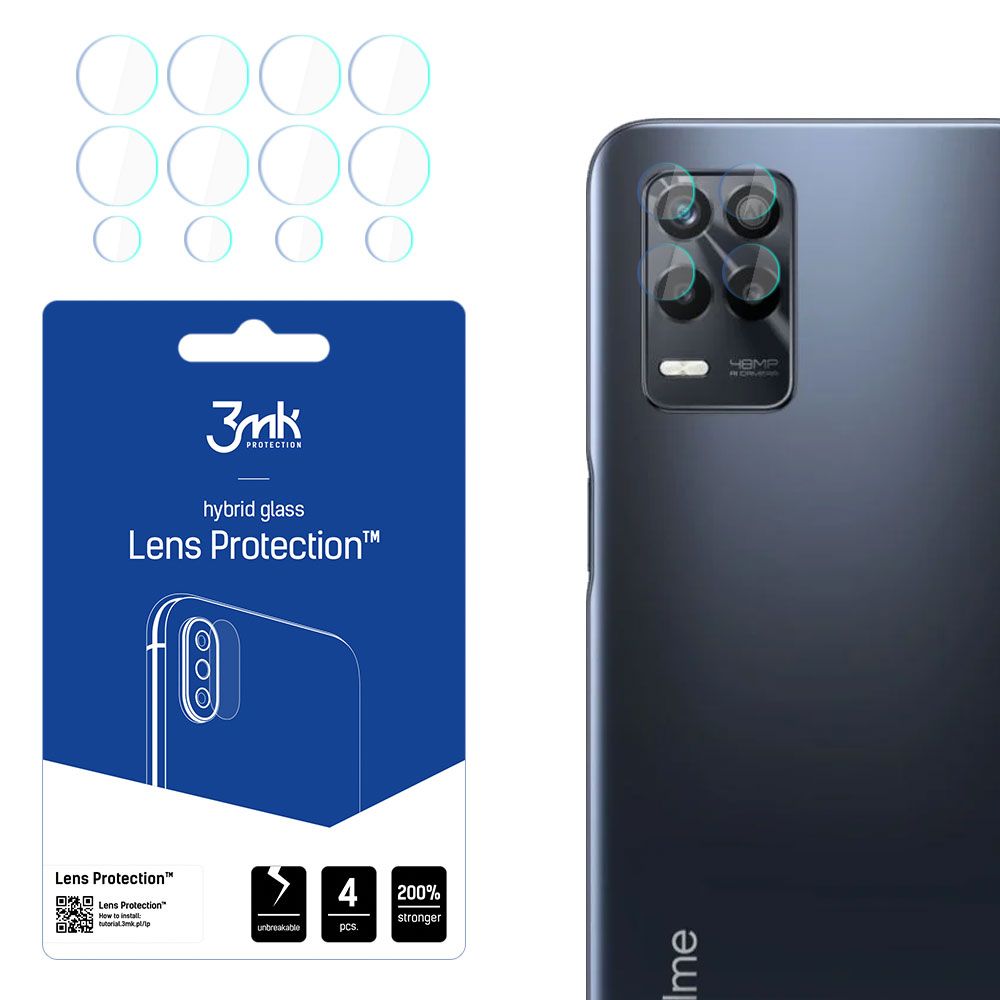 3MK FG Camera Lens Flexible Glass Film Prοtector 7H (4τμ) Realme 9 5G