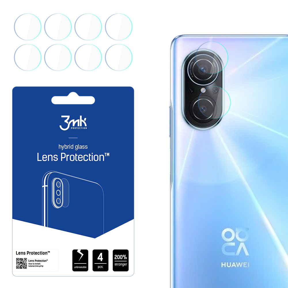 3MK FG Camera Lens Flexible Glass Film Prοtector 7H Huawei (4τμ) Nova 9 SE