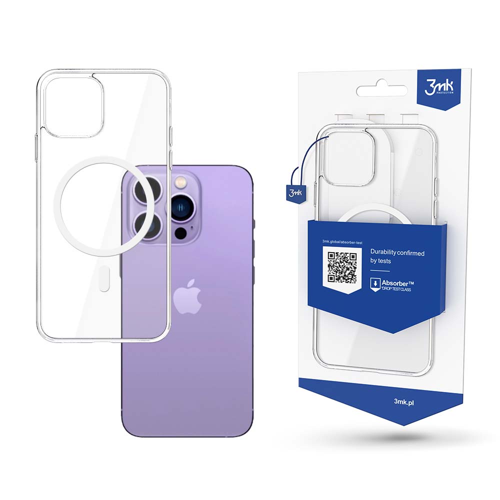 Θήκη Σιλικόνης 3MK MagCase Apple iPhone 14 Pro Διάφανο