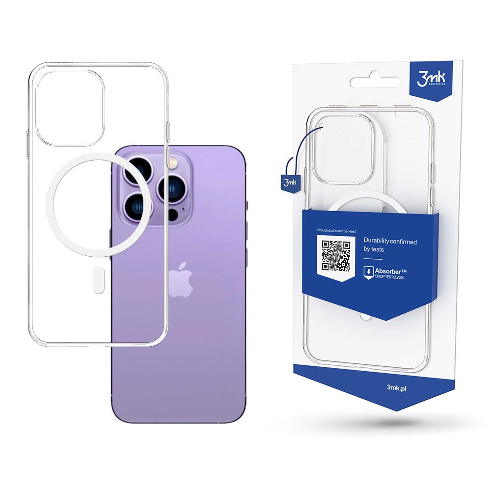 Θήκη Σιλικόνης 3MK MagCase Apple iPhone 14 Pro Max Διάφανο