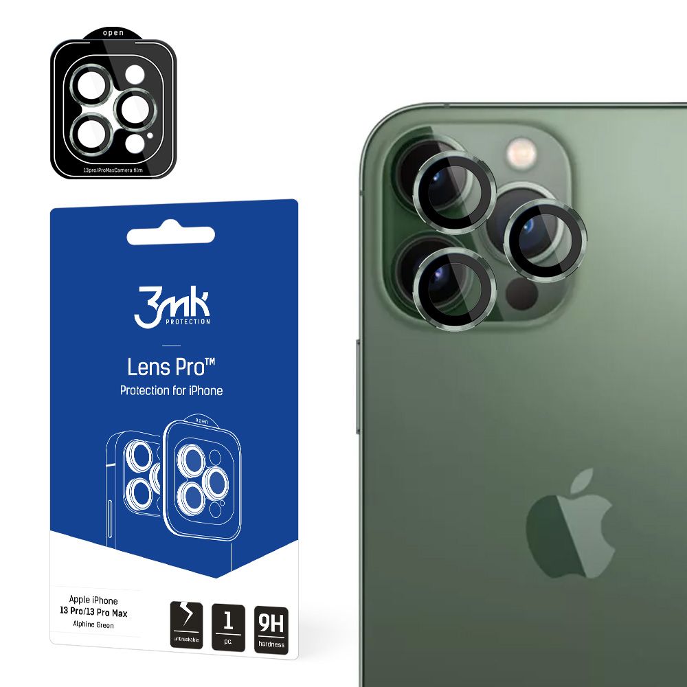 3MK Lens Protection Pro Προστασία Κάμερας Apple iPhone 13 Pro / iPhone 13 Pro Max Green