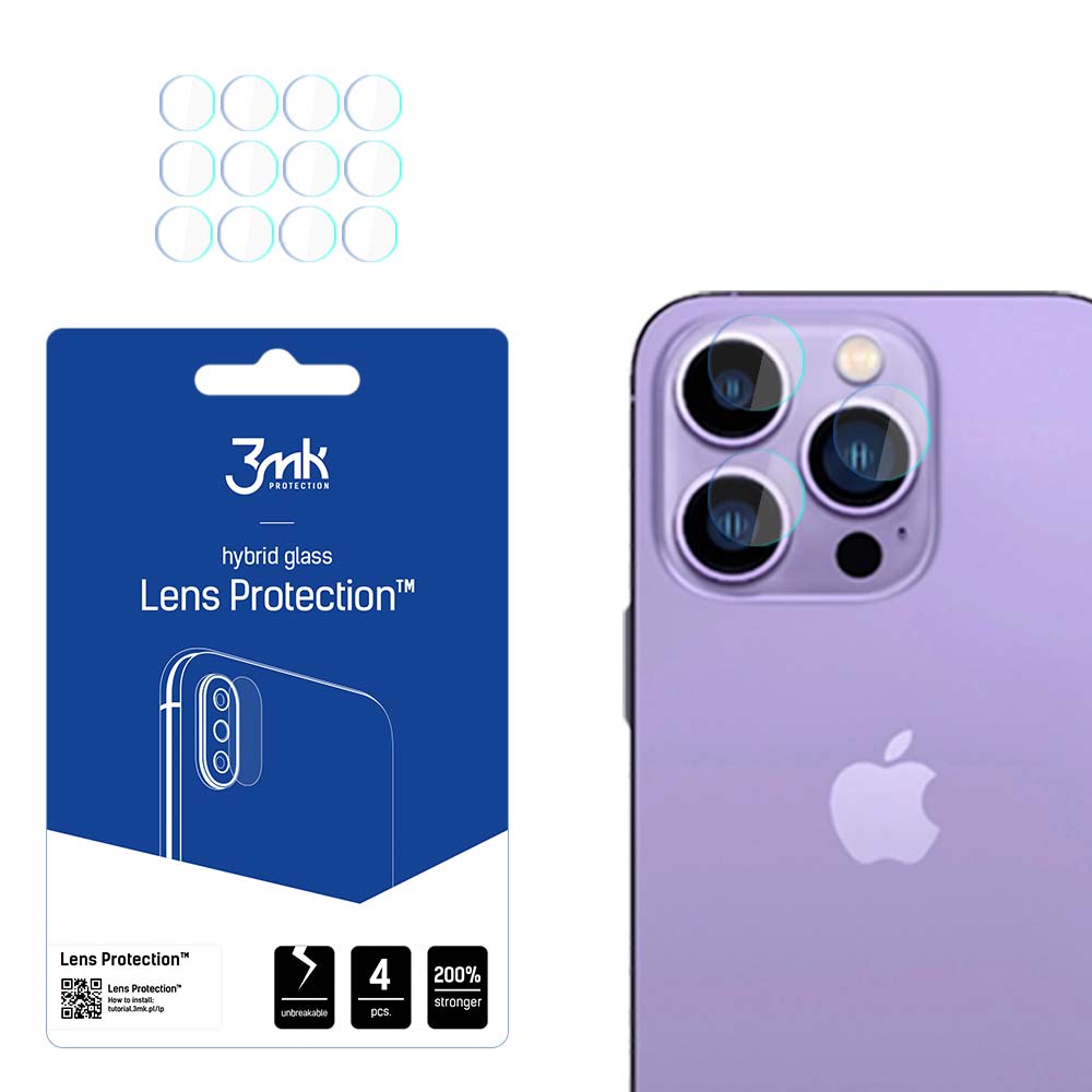 3MK FG Camera Lens Flexible Glass Film Prοtector 7H Apple (4τμ) iPhone 14 Pro / iPhone 14 Pro Max