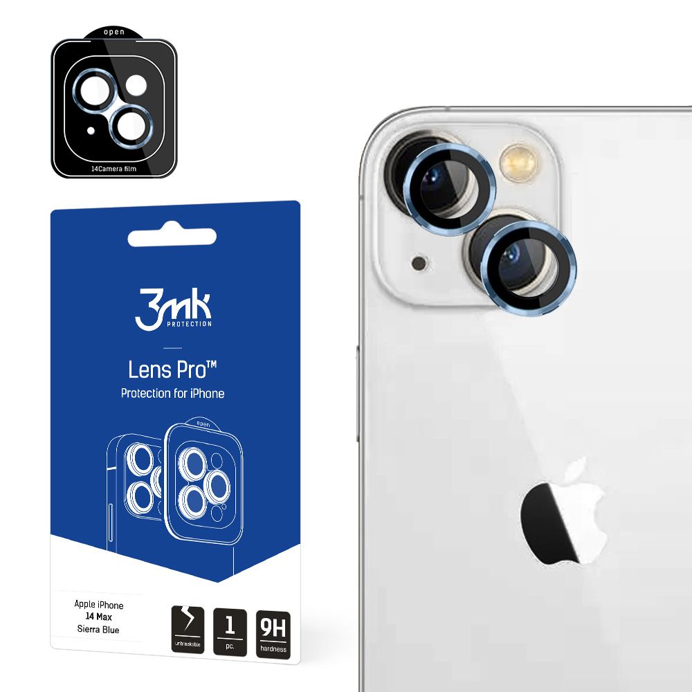 3MK Lens Protection Pro Προστασία Κάμερας Apple iPhone 14 Plus Blue