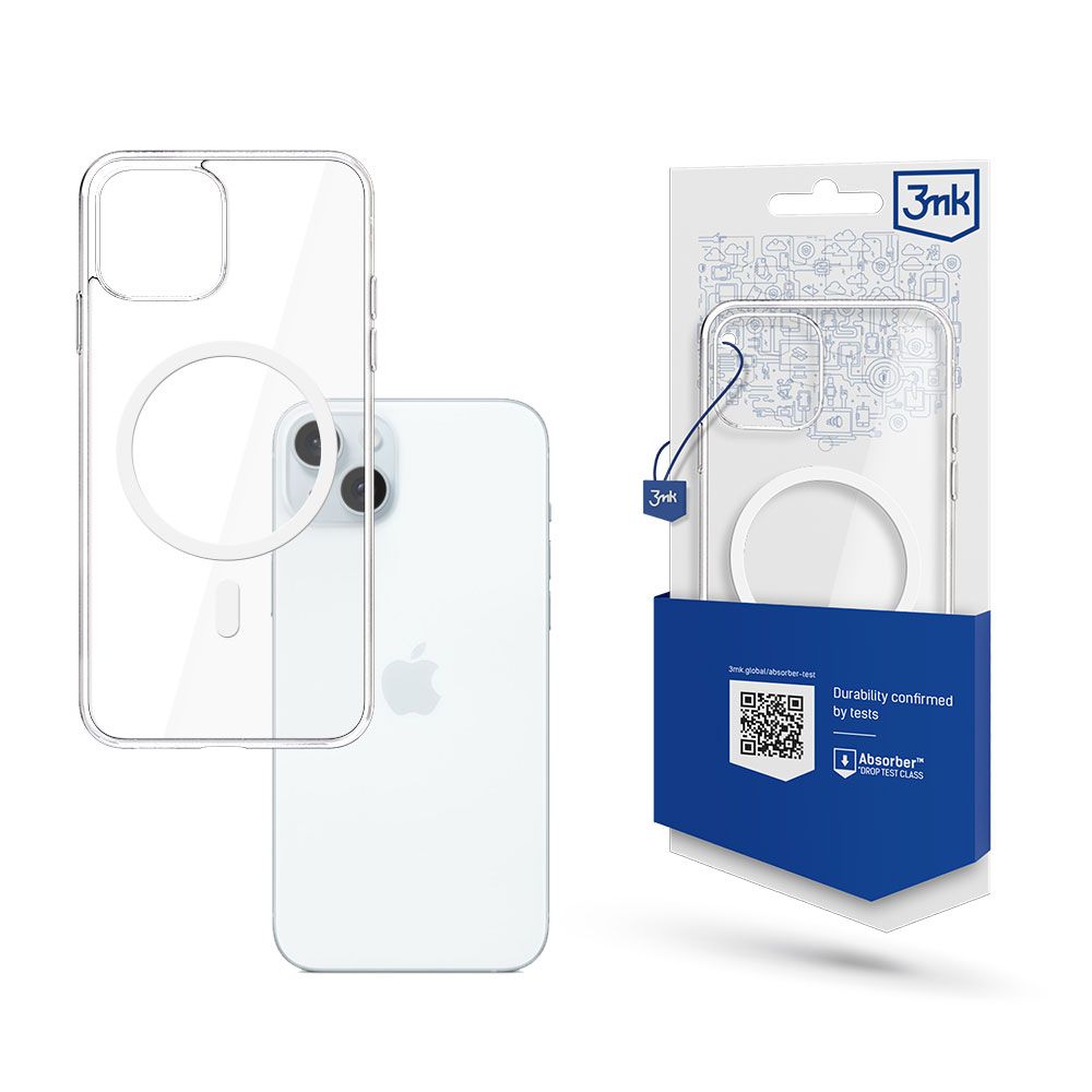 Θήκη Σιλικόνης 3MK MagCase Apple iPhone 15 Διάφανο