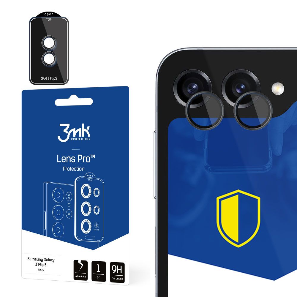 3MK Lens Protection Pro Προστασία Κάμερας Samsung Galaxy Z Flip 5 Black
