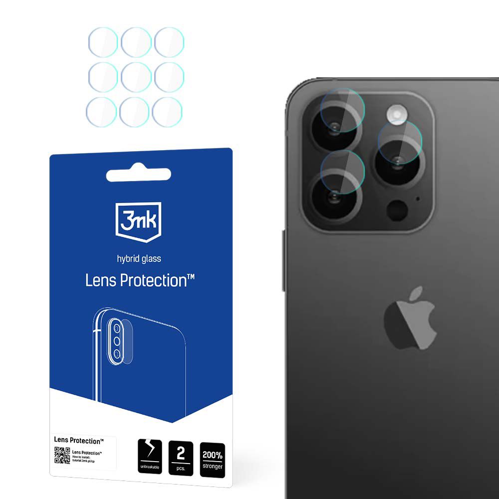 3MK FG Camera Lens Flexible Glass Film Prοtector 7H Apple (4τμ) iPhone 15 Pro Max
