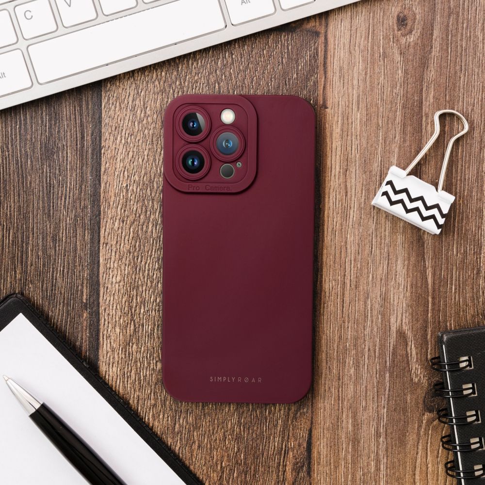 Θήκη Σιλικόνης Roar Luna Apple iPhone 15 Κόκκινο