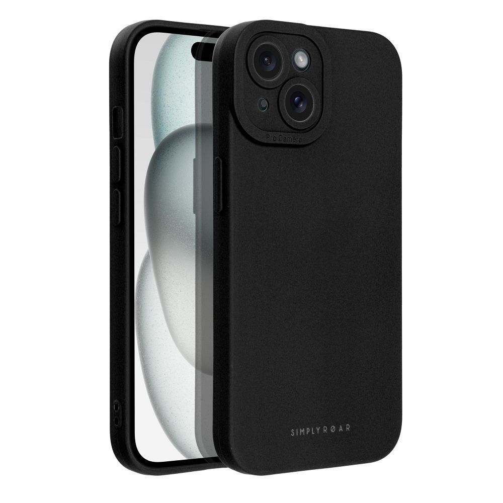 Θήκη Σιλικόνης Roar Luna Apple iPhone 15 Μαύρο
