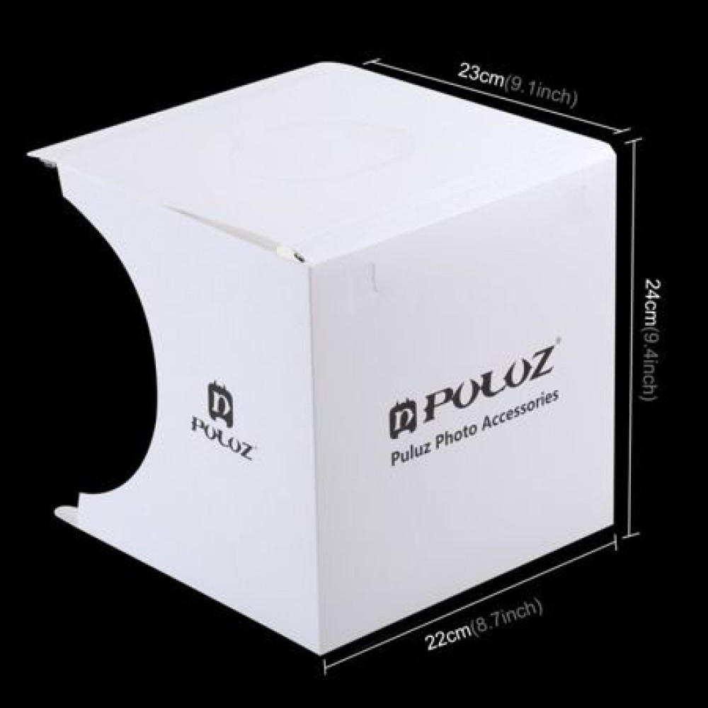 Puluz Φωτογραφικό Στούντιο Προϊόντων με LED Φωτισμό 22x23x24cm