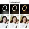 Ring light Led Vlogging Live for Smartphone 4,6 inches