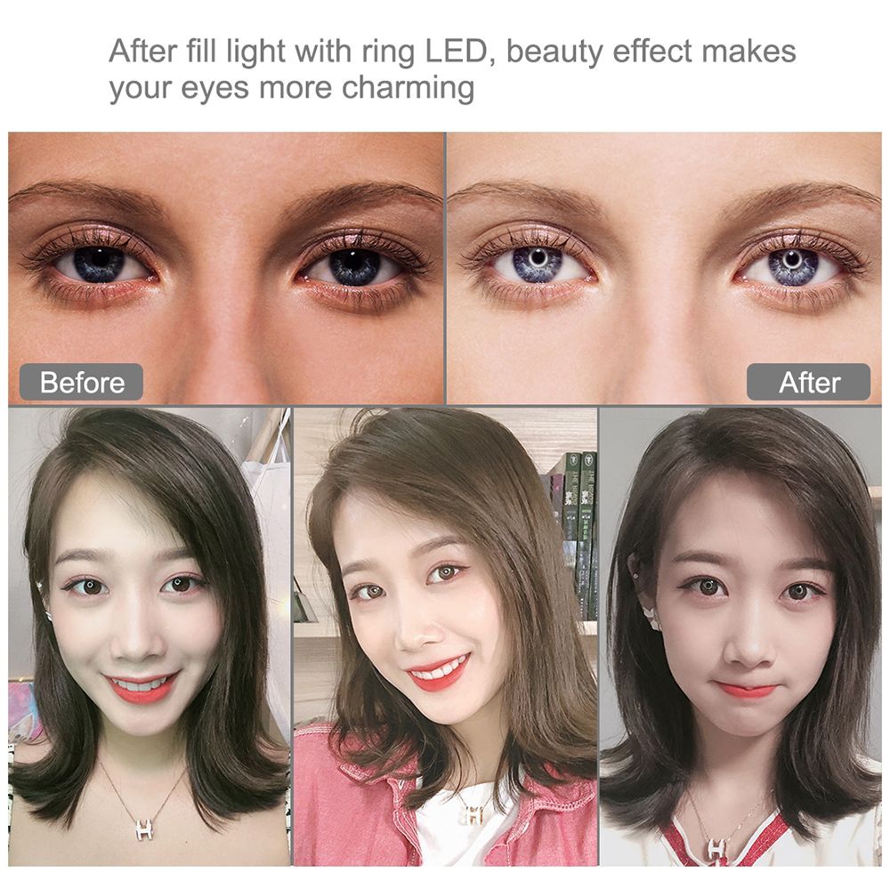 Puluz Ring Light LED 26εκ. με Τρίποδο 1,1 μέτρο