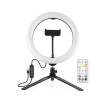 Ring Light Puluz 26cm με Τρίποδο RGBW LED Ring Vlogging