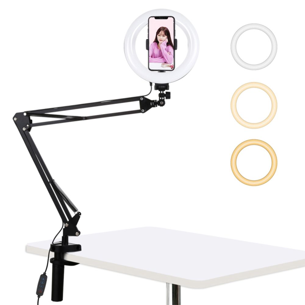 Puluz Ring Light LED 20εκ.με βάση για Γραφείο