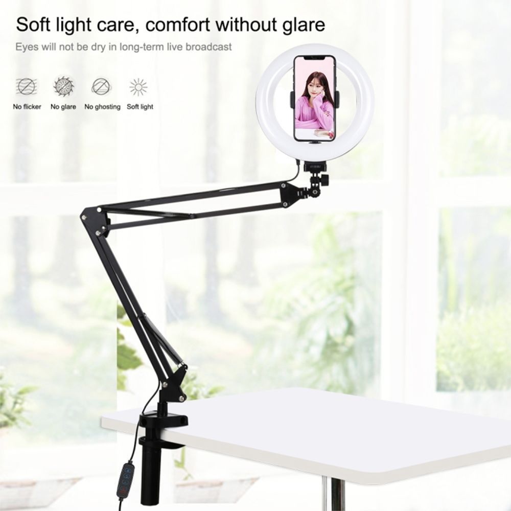 Puluz Ring Light LED 20εκ.με βάση για Γραφείο