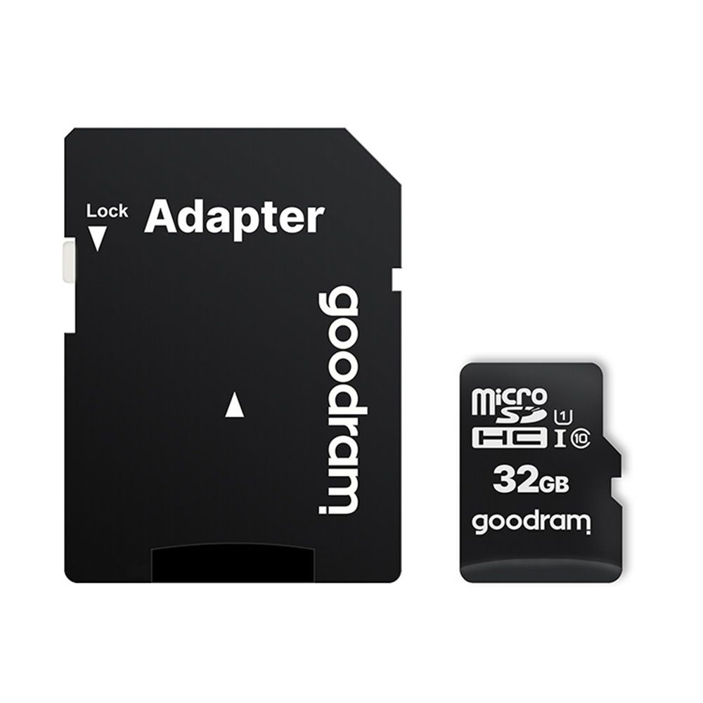 Κάρτα Μνήμης GoodRam microSDHC 32GB UHS-I Class 10 + Adapter