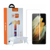 T-MAX UV Glass Samsung + Λάμπα UV Galaxy S21 Ultra Διάφανο