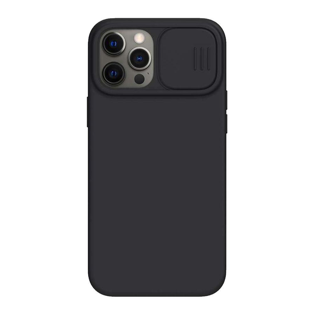 Θήκη Σιλικόνης Nillkin CamShield Silky Apple iPhone 12 / iPhone 12 Pro Μαύρο