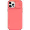 Θήκη Σιλικόνης Nillkin CamShield Silky Apple iPhone 12 / iPhone 12 Pro Ροζ