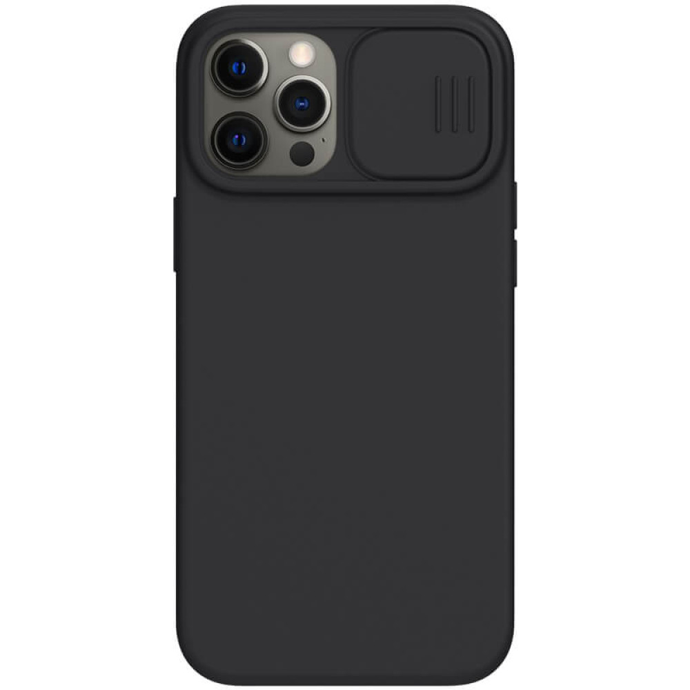 Θήκη Σιλικόνης Nillkin CamShield Silky Apple iPhone 12 Pro Max Μαύρο
