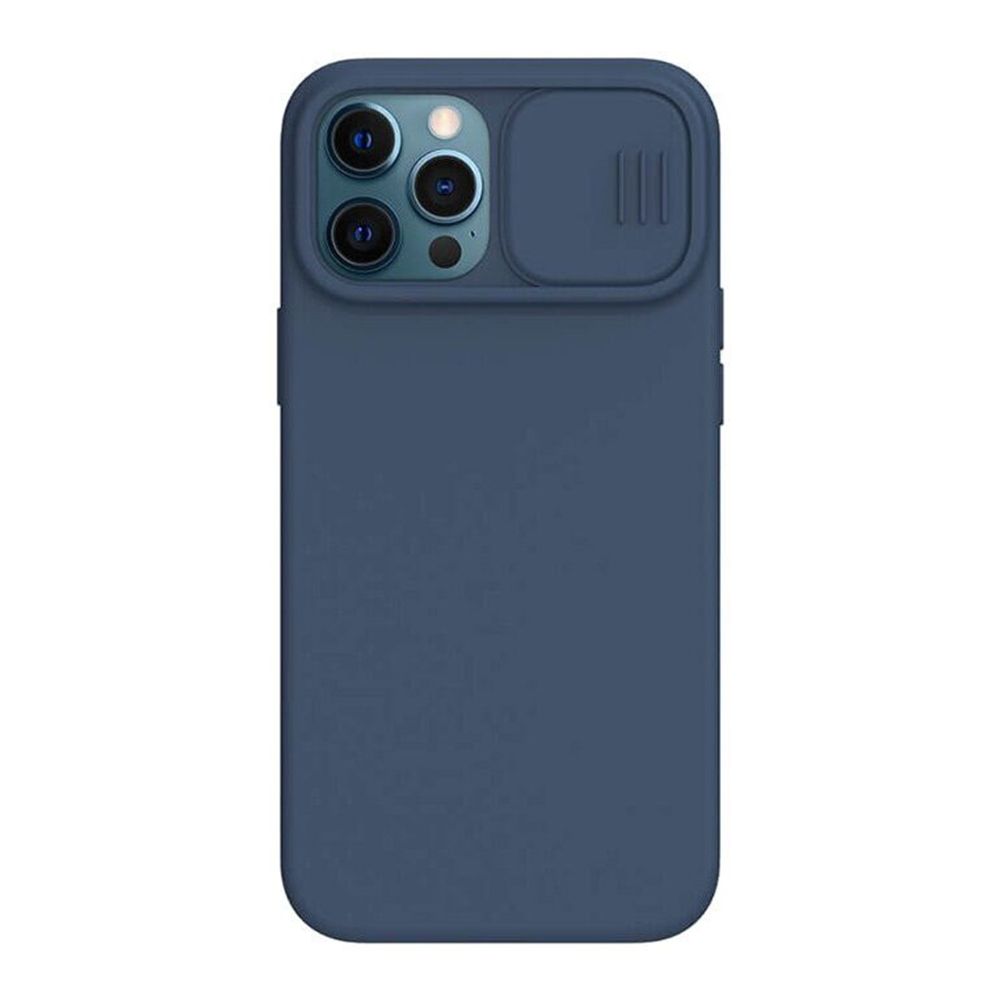 Θήκη Σιλικόνης Nillkin CamShield Silky Apple iPhone 12 Pro Max Μπλε Σκούρο