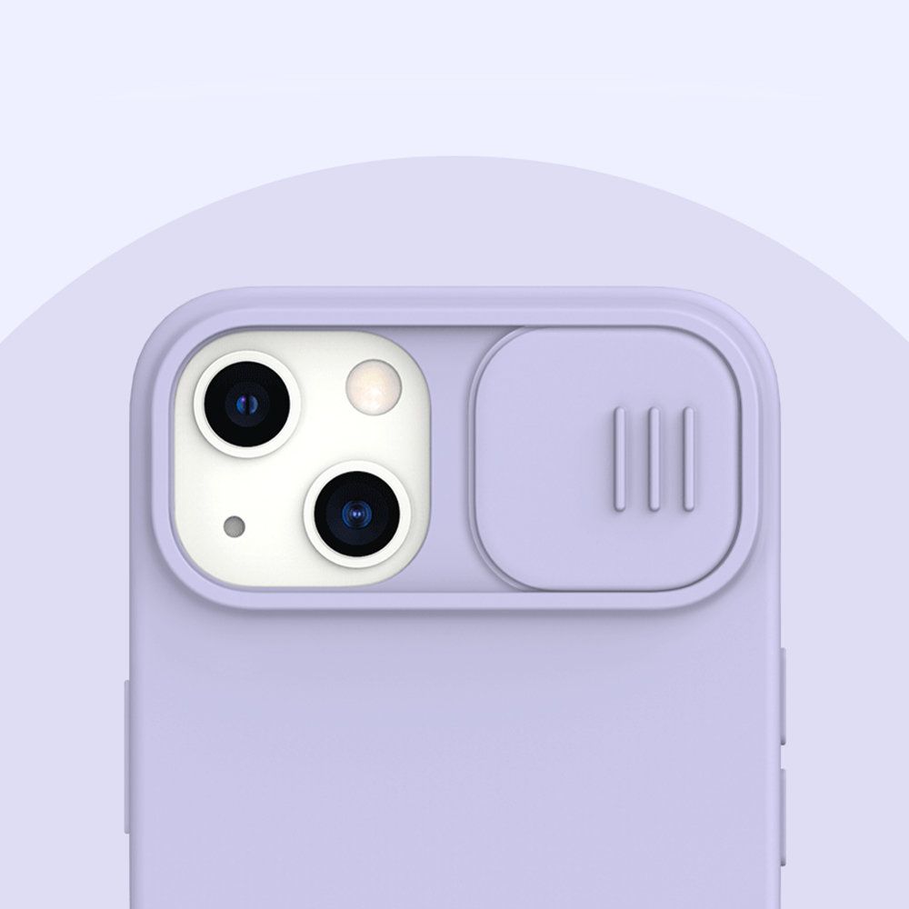 Θήκη Σιλικόνης Nillkin CamShield Silky Apple iPhone 12 / iPhone 12 Pro Λιλά