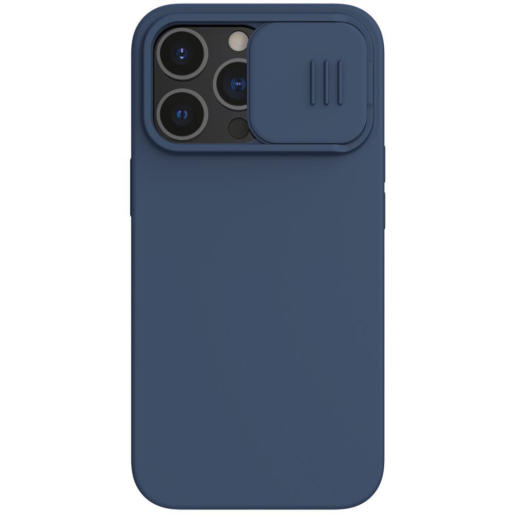 Θήκη Σιλικόνης Nillkin CamShield Silky Apple iPhone 13 Pro Μπλε Σκούρο