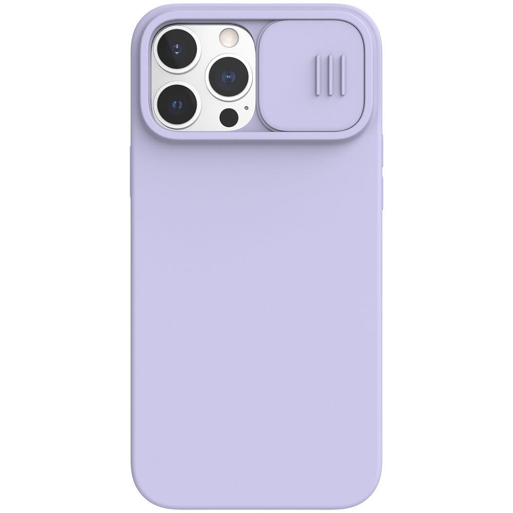 Θήκη Σιλικόνης Nillkin CamShield Silky Apple iPhone 13 Pro Max Λιλά