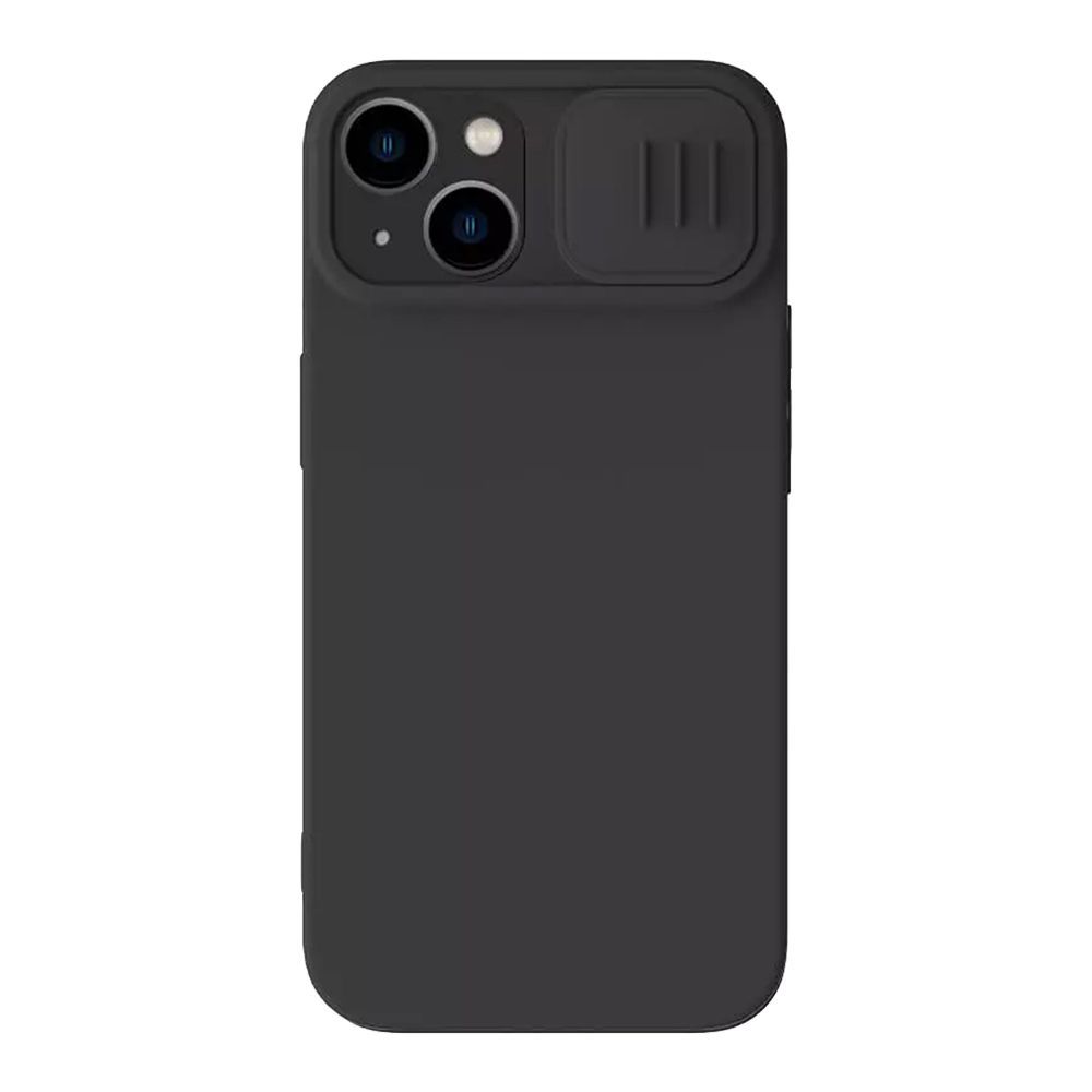 Θήκη Σιλικόνης Nillkin CamShield Silky Apple iPhone 14 Μαύρο